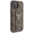 Guess GUHCP15SPGS4TDW Grip Stand 4G Triangle Strass iPhone 15 6.1", barna