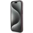 Guess GUHCP15SPGS4TDW Grip Stand 4G Triangle Strass iPhone 15 6.1", barna