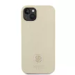 Guess iPhone 15 PU 4G Strass Metal Logo (GUHCP15SPS4DGPD) hátlap, tok, arany