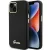 Guess Silicone Script Metal Logo & Frame hátlap, tok iPhone 15, fekete