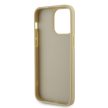 Guess Rhinestones Triangle Metal Logo iPhone 15 Pro Max hátlap, tok, arany