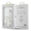 Guess iPhone 15 Pro Max Gold Stripes Liquid Glitter (GUHCP15XLFCSEGT) hátlap, tok, arany