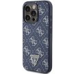 Guess GUHCP15XPG4GPB 4G Triangle Metal Logo iPhone 15 Pro Max 6.7", hátlap, tok, kék
