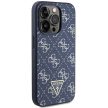 Guess GUHCP15XPG4GPB 4G Triangle Metal Logo iPhone 15 Pro Max 6.7", hátlap, tok, kék