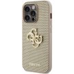Guess Perforated 4G Glitter hátlap, tok iPhone 15 Pro Max, arany