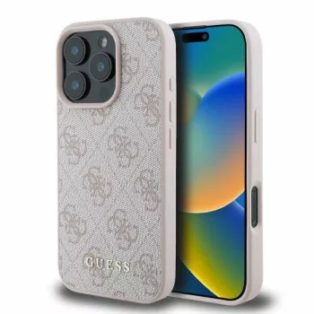   Guess 4G Classic GUHCP16XG4GFPI iPhone 16 Pro Max 6.9" hátlap, tok, rózsaszín