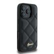 Guess PU Leather Quilted GUHCP16XPSQQSQSK iPhone 16 Pro Max 6.9" hátlap, tok, fekete