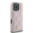 Guess PU Leather Quilted GUHCP16XPSQQSQSP iPhone 16 Pro Max 6.9" hátlap, tok, rózsaszín
