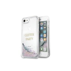   Guess Glitter Party Hard iPhone 6/6S/7/8/SE (2020) (GUHCP7GLUQPU) hátlap, tok, lila