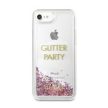 Guess Glitter Party Hard iPhone 6/6S/7/8/SE (2020) (GUHCP7GLUQPU) hátlap, tok, lila
