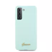 Guess Samsung Galaxy S21 Plus Vintage Glitter Gradient (GUHCS21MLSLMGLB) hátlap, tok, türkiszkék