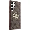 Guess GUHCS24LGF4GGR 4G Big Metal Logo hátlap, tok Samsung Galaxy S24 Ultra, barna