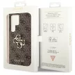 Guess GUHCS24LGF4GGR 4G Big Metal Logo hátlap, tok Samsung Galaxy S24 Ultra, barna