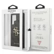 Guess GUHCS24L4GMGGR 4G Big Metal Logo hátlap, tok Samsung Galaxy S24 Ultra, fekete