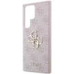 Guess GUHCS24L4GMGPI 4G Big Metal Logo hátlap, tok Samsung Galaxy S24 Ultra, rózsaszín