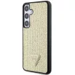 Guess GUHCS24MHDGPPD Rhinestone Triangle hátlap, tok Samsung Galaxy S24 Plus, arany