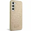 Guess GUHCS24MHGGSHD Glitter Script hátlap, tok Samsung Galaxy S24 Plus, arany