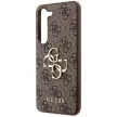 Guess 4G Big Metal Logo hátlap, tok Samsung Galaxy S24 GUHCS24S4GMGBR, barna