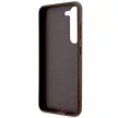 Guess 4G Big Metal Logo hátlap, tok Samsung Galaxy S24 GUHCS24S4GMGBR, barna