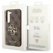 Guess 4G Big Metal Logo hátlap, tok Samsung Galaxy S24 GUHCS24S4GMGBR, barna