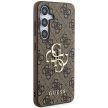 GUESS hátlap, tok Samsung Galaxy A55 GUHCSA554GMGBR (PU Big 4G Metal Logo), barna