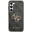 GUESS hátlap, tok Samsung Galaxy A55 GUHCSA554GMGGR (PU Big 4G Metal Logo), fekete