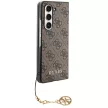 Guess GUHCZFD5GF4GBR F946 Samsung Galaxy Z Fold5 hátlap, tok 4G Charms Collection, barna