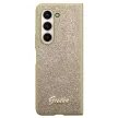 Guess Glitter Script hátlap, tok Samsung Galaxy Z Fold 5, arany