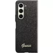 Guess Glitter Script hátlap, tok Samsung Galaxy Z Fold 5, fekete
