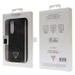Guess Leather 4G Diamond Triangle hátlap, tok Samsung Galaxy Z Fold 5, fekete