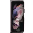 Guess Leather 4G Triangle Strass hátlap, tok Samsung Galaxy Z Fold 5, barna