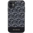Guess GUHMN61HGCFFSEK Gcube MagSafe iPhone 11/Xr 6.1", hátlap, tok, fekete