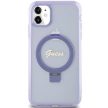 Guess GUHMN61HRSGSU Script Glitter MagSafe iPhone 11/Xr 6.1", lila /, hátlap, tok, lila