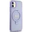 Guess GUHMN61HRSGSU Script Glitter MagSafe iPhone 11/Xr 6.1", lila /, hátlap, tok, lila