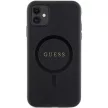 Guess GUHMN61PSAHMCK hátlap, tok iPhone 11/Xr Saffiano MagSafe, fekete