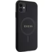 Guess GUHMN61PSAHMCK hátlap, tok iPhone 11/Xr Saffiano MagSafe, fekete