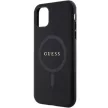 Guess GUHMN61PSAHMCK hátlap, tok iPhone 11/Xr Saffiano MagSafe, fekete
