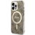 Guess GUHMP13LH4STW iPhone 13 Pro/13 6.1" hátlap, tok 4G MagSafe, barna