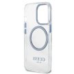 Guess GUHMP13LHTRMB Metal Outline MagSafe iPhone 13 Pro/13 6,1", tok, kék