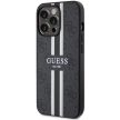 Guess GUHMP13LP4RPSK iPhone 13 Pro/13 6.1" hátlap, tok 4G Printed Stripes MagSafe, fekete