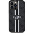 Guess GUHMP13LP4RPSK iPhone 13 Pro/13 6.1" hátlap, tok 4G Printed Stripes MagSafe, fekete