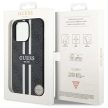 Guess GUHMP13LP4RPSK iPhone 13 Pro/13 6.1" hátlap, tok 4G Printed Stripes MagSafe, fekete