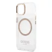 Guess GUHMP13MHTRMD iPhone 13 6.1 " hátlap, tok Metal Outline Magsafe, arany