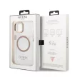 Guess GUHMP13MHTRMD iPhone 13 6.1 " hátlap, tok Metal Outline Magsafe, arany
