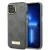 Guess GUHMP13MSAPSTG iPhone 13 6.1" hátlap, tok Peony Logo Plate MagSafe, szürke