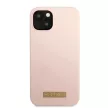 Guess GUHMP13MSBPLP Silicone Logo Plate MagSafe iPhone 13 6.1" hátlap, tok, rózsaszín