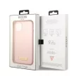 Guess GUHMP13MSBPLP Silicone Logo Plate MagSafe iPhone 13 6.1" hátlap, tok, rózsaszín