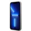 Guess GUHMP13MSPLG Silicone Logo Plate MagSafe iPhone 13 6.1", hátlap, tok, szürke