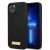 Guess GUHMP13MSPLK iPhone 13 6.1" hátlap, tok Silicone Logo Plate MagSafe, fekete