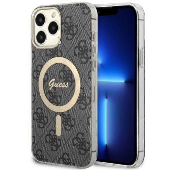   Guess GUHMP13XH4STK iPhone 13 Pro Max 6.7" hátlap, tok 4G MagSafe, fekete